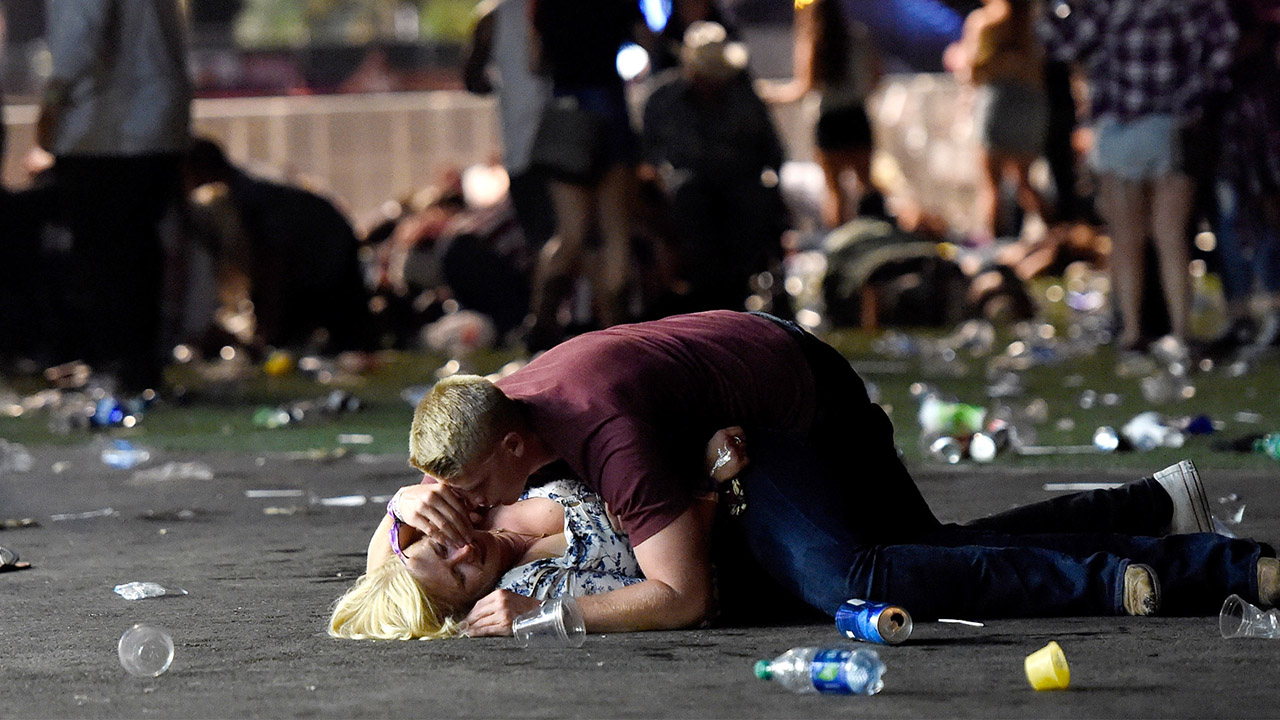Update: Man identified in iconic photo from Las Vegas shooting as U.S. soldier
