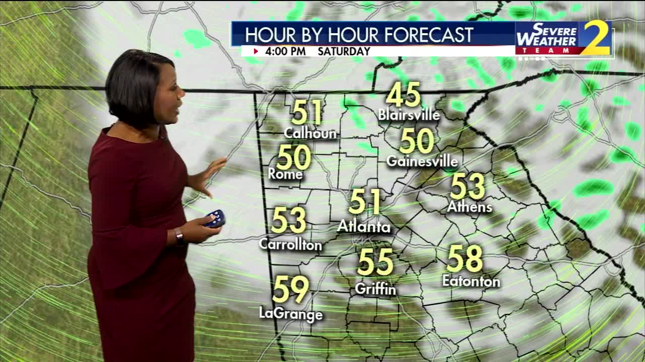 Chilly morning, breezy day on tap for Saturday